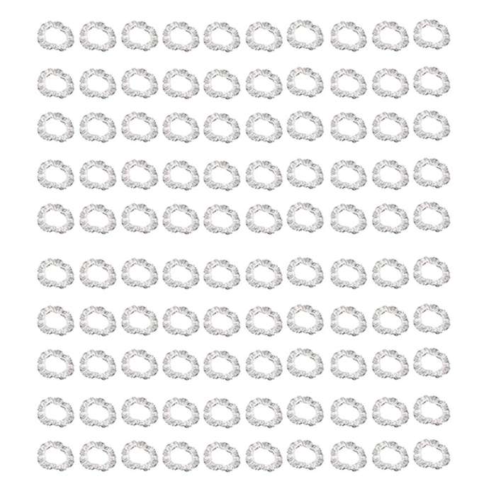 50pcs/set Universal Disposable Plastic Steering Wheel Cover