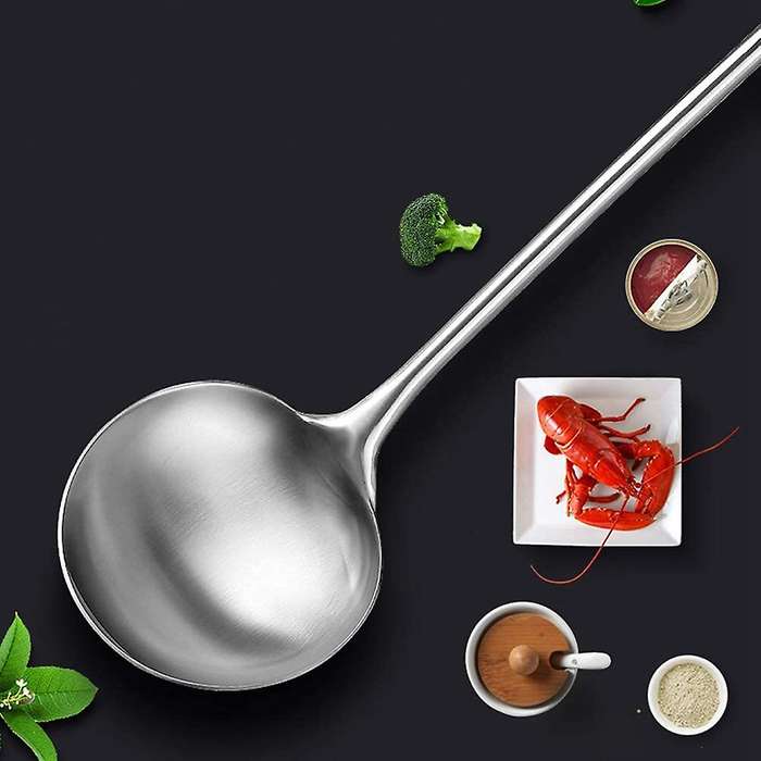 Soup Ladle, The Longer Handle Shovel Spoon Rustproof, Stainless