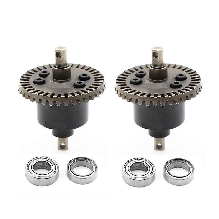 2pcs Front Rear Differential with Bearing for Traxxas Slash 4x4 Vxl
