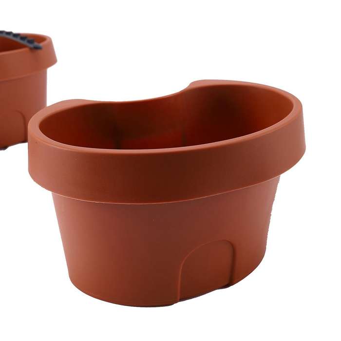 3 Pc/lot Unique Gutter Downspout Garden Drain Pipe Flower Pots