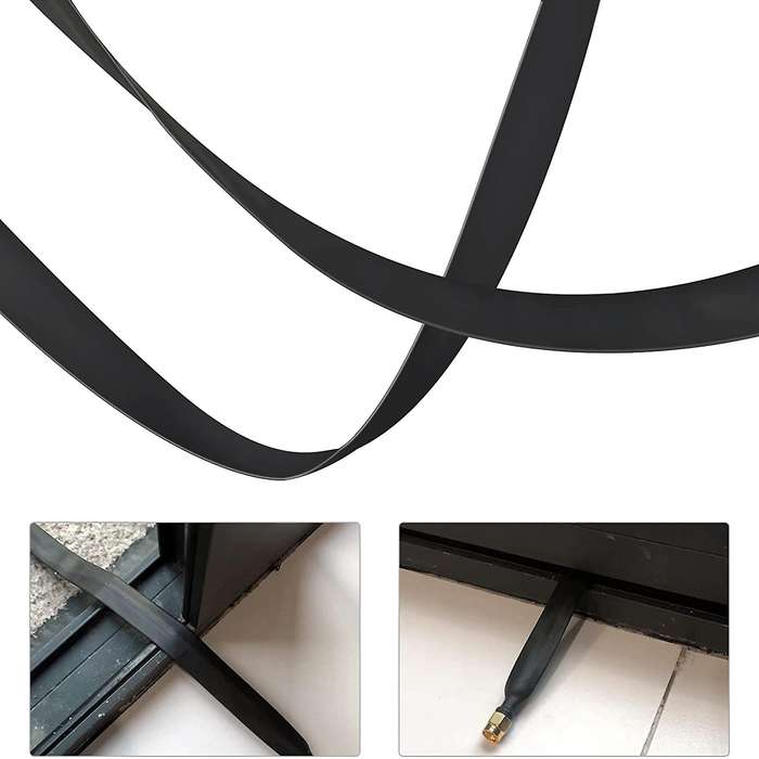 Lora Flat Cable Sma Male to Sma Female Window for Lora Wifi