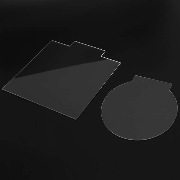 2mm Acrylic Sheet Clear for Led Light Base Signs Diy Display 6 Pcs