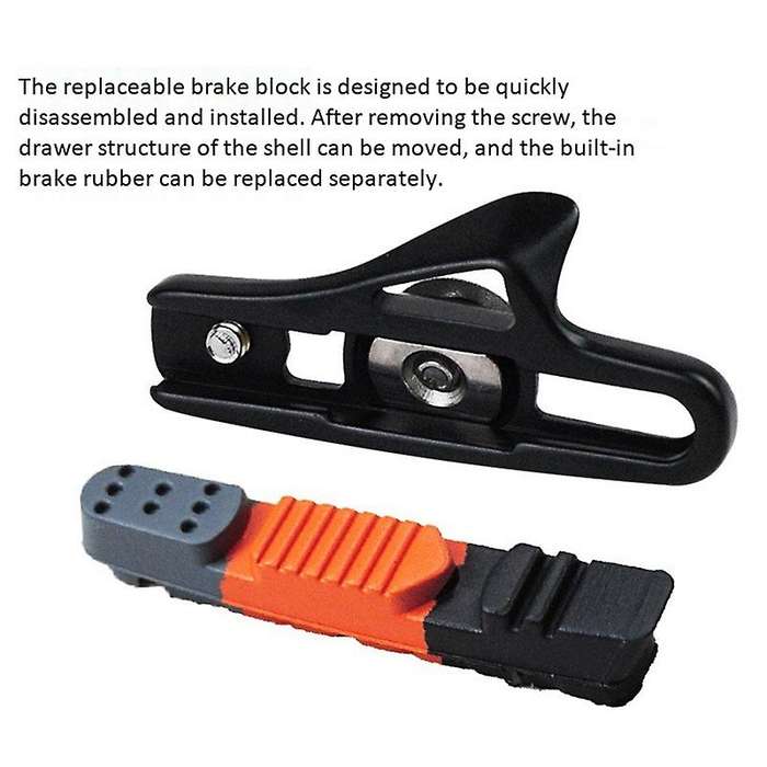 Brakco Road Bike Brake Pads Bicycle C Brake Pad Bicycle Parts Red
