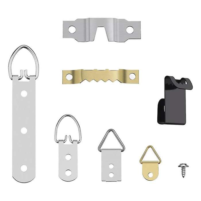 68 Pcs Picture Frame Hanging Hooks for Wall Mount