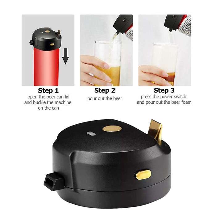 Canner Beer Foamer,for Canned Beer, Foam Maker,beer Server,washable