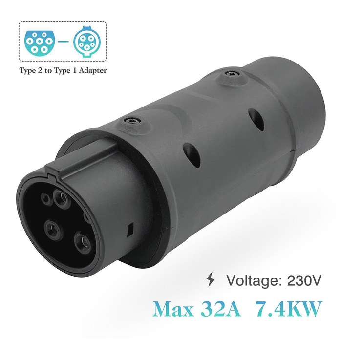 Sae Adaptor Iec 62196 2 to J1772 Side Connector Charing Station 32a