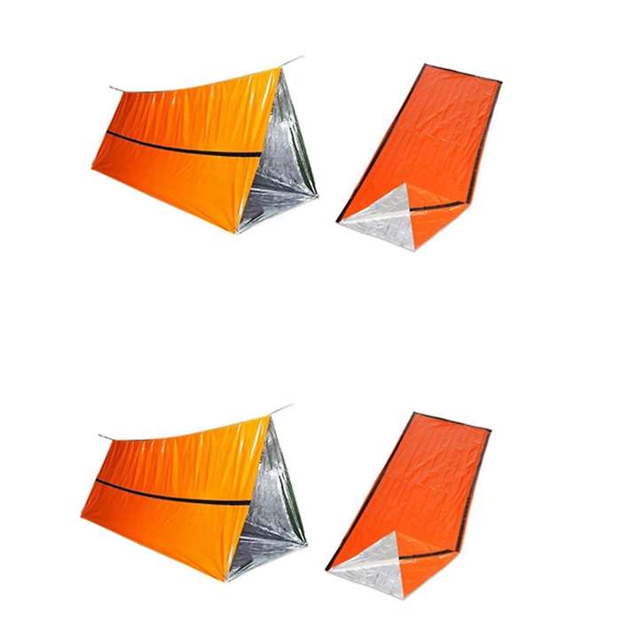 2 Person Survival Tent with Emergency Sleeping Bag,emergency Shelter