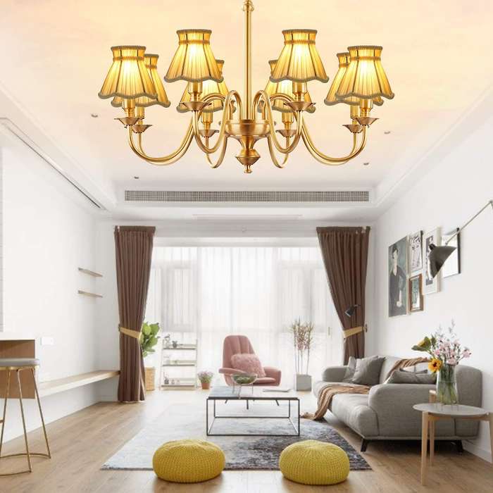 Candle Chandelier Lampshade Set Of 2 Clip On Drop Light Lampshade