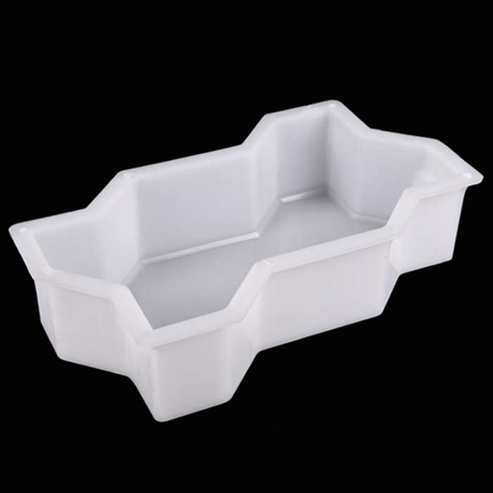 Three Waveform Garden Path Plastic Concrete Paving Brick Mold