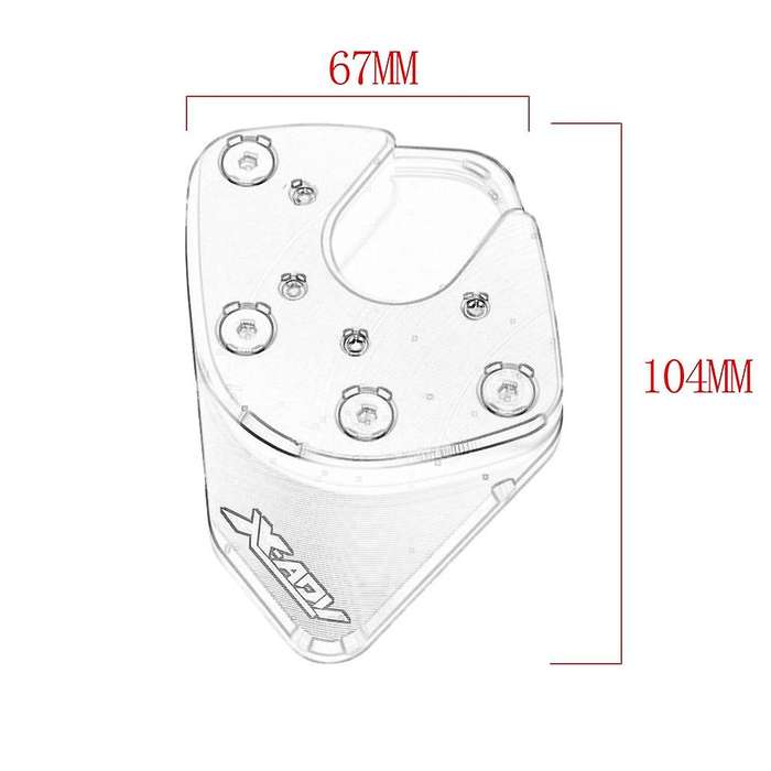 Motorcycle Side Stand for Honda Xadv X-adv 750 2017-2019 Titanium