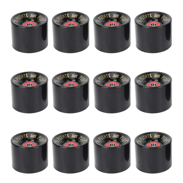 Puente 4pcs/set Cruiser Skateboard Pu Wheels with Abec-9 Bearings
