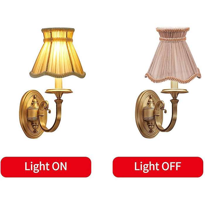 Candle Chandelier Lampshade Set Of 2 Clip On Drop Light Lampshade