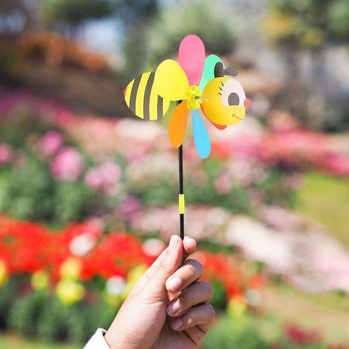 Wind Spinners Pinwheels 3d Animal Windmills Garden Stakes Ornaments