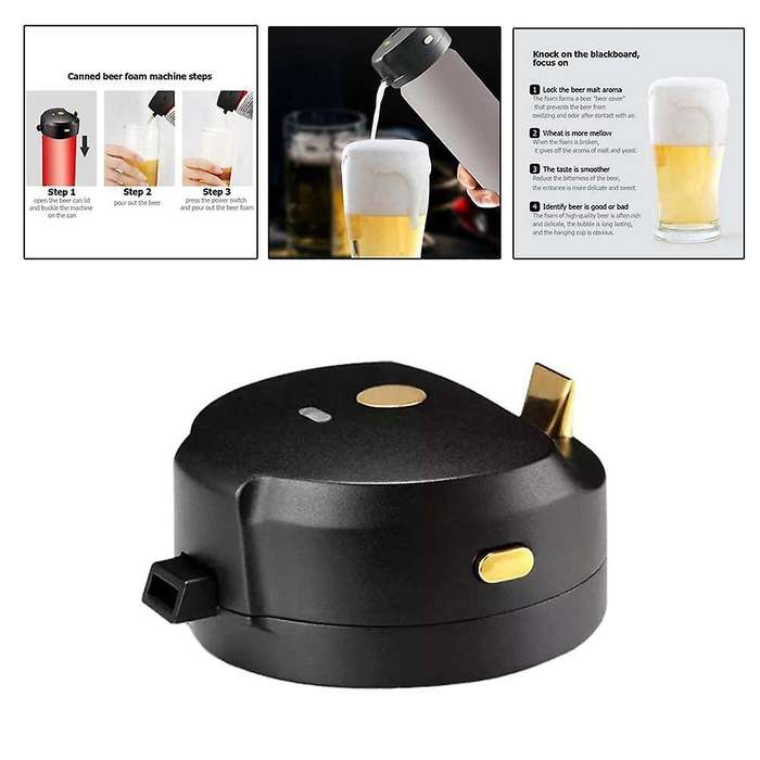 Canner Beer Foamer,for Canned Beer, Foam Maker,beer Server,washable