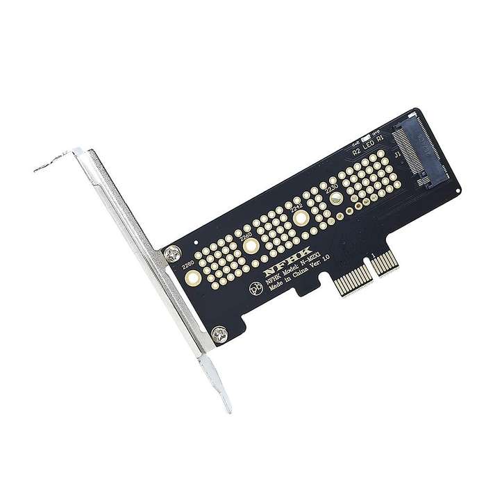 Nvme Pcie M.2 Ngff Ssd to Pcie X1 Adapter Card Support 2230 2242 Size