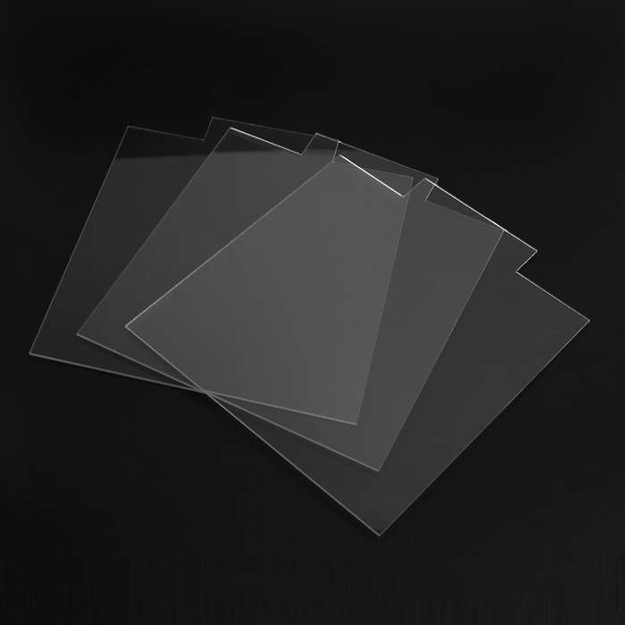 2mm Acrylic Sheet Clear for Led Light Base Signs Diy Display 6 Pcs