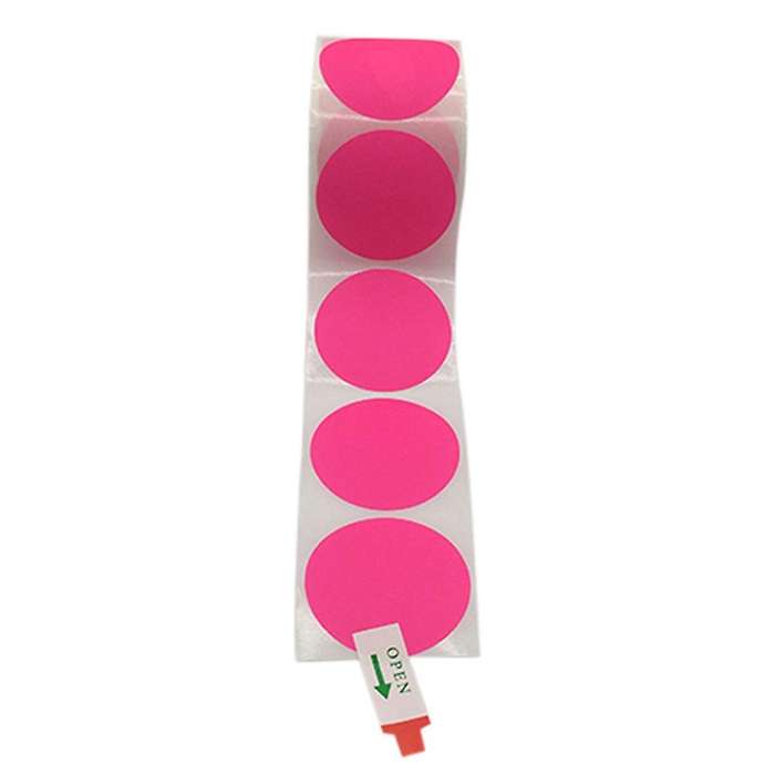2 Inch Self-adhesive Round Direct Thermal Labels,500 Labels/1 Roll