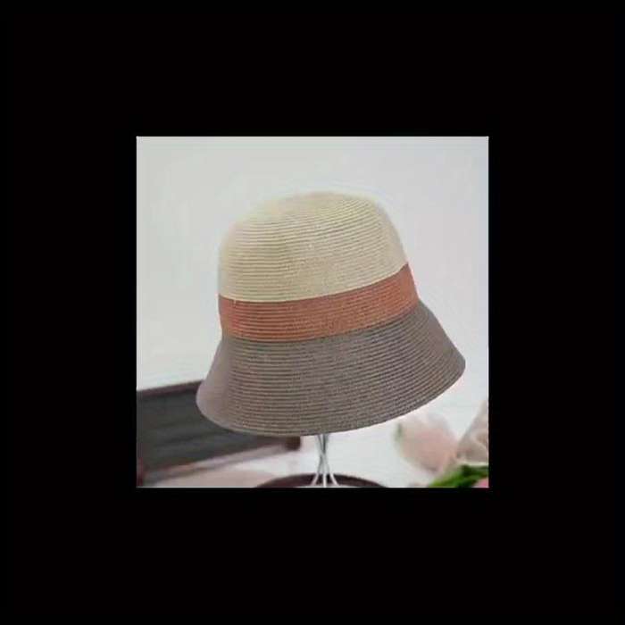 1pc Pack of 1 fashionable three-color collapsible peaked hat breathable fisherman's cap for summer