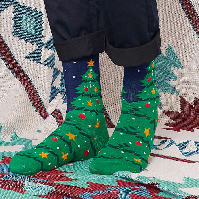 1Pairs Sock Green Size One Size  Us 7 12