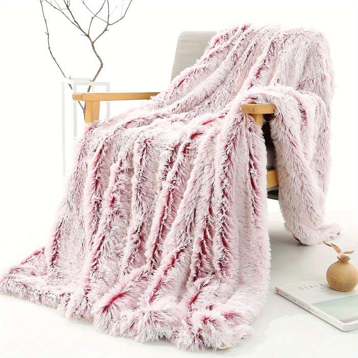 1ps Blanket Color Two Color Wine Red size 160x200cm