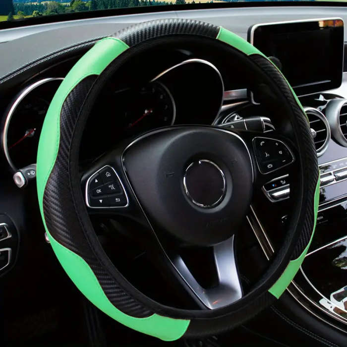 Universal PU Leather Steering Wheel Cover