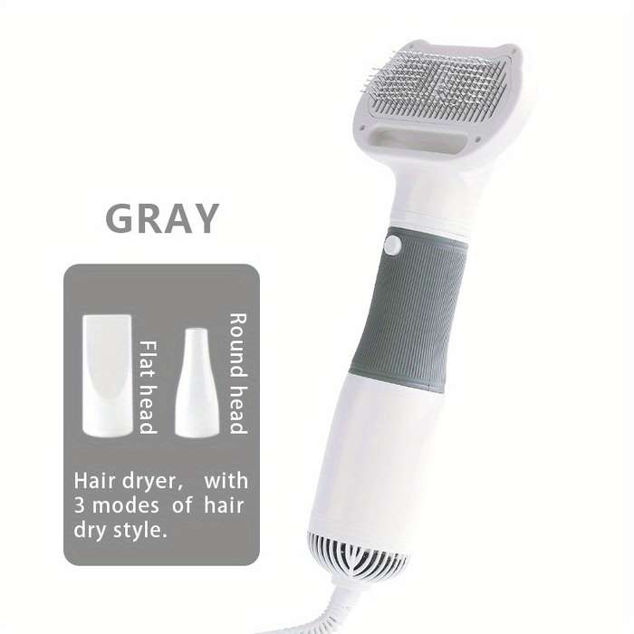 1pc Gray Pet Comb