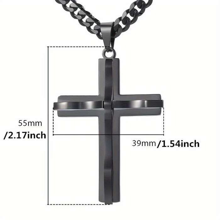 1 Piece Gun Black Jesus Theme Pendant