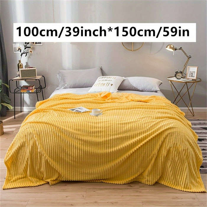 1ps Blanket Color Coffee Color size 150x200cm