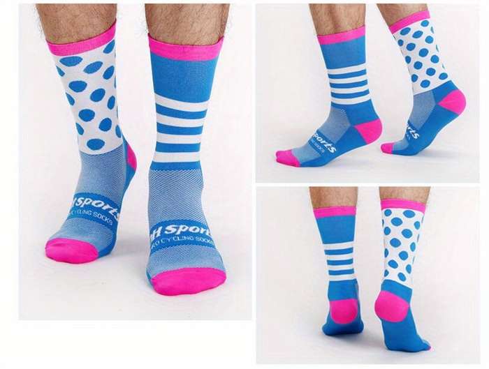 1 Pair Red Size L Socks