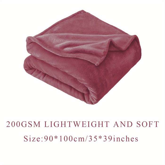 1ps Blanket Color Bright Red size 150x200cm