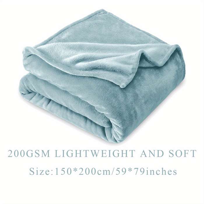 1ps Blanket Color Brick Red size 200x230cm