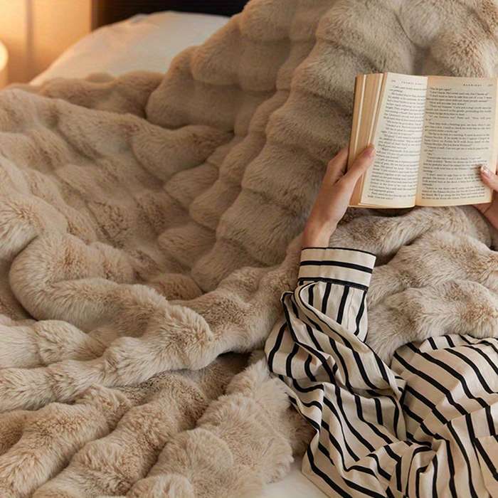 1ps Blanket Color Light Grey size 160x200cm