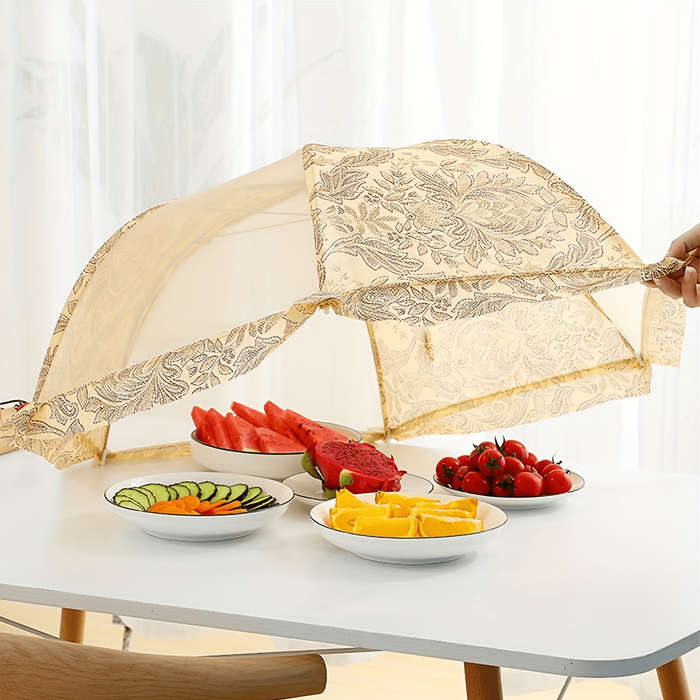 1pc Food Cover Mesh Food Cover Kitchen Dustproof Mesh Food Cover Food Covers For Outdoors