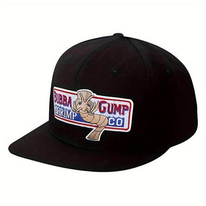 1pc 1 Men's Forrest Gump-Inspired Shrimp Baseball Cap Adjustable Lightweight Polyester UV Prote