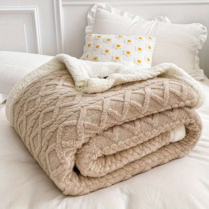1ps Blanket Color White size 180cmx200cm 70inx78in