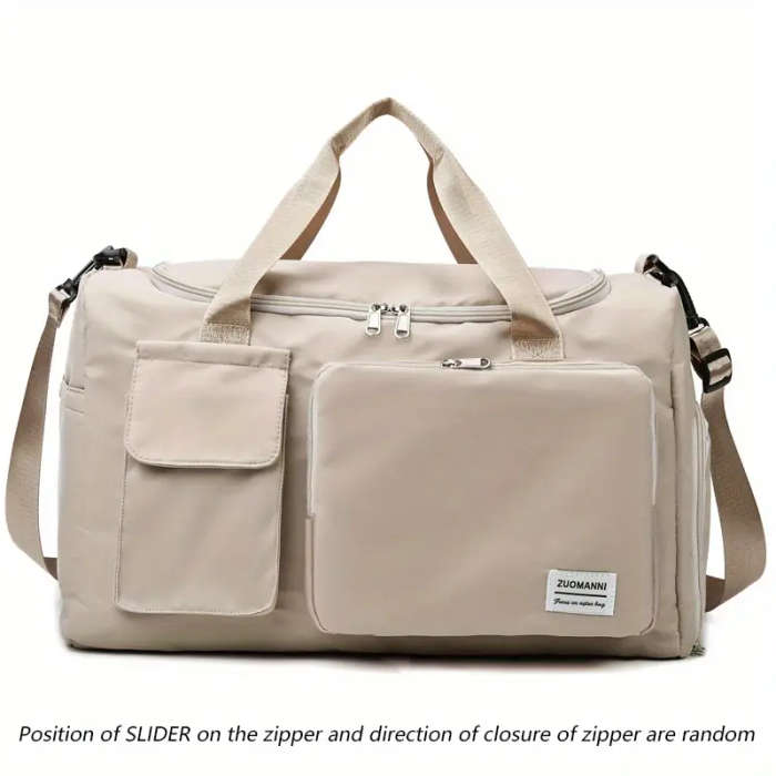 Large-capacity Travel Luggage Bag Portable Sports Zipper Handbag Multifunctional Overnight Bag Unise