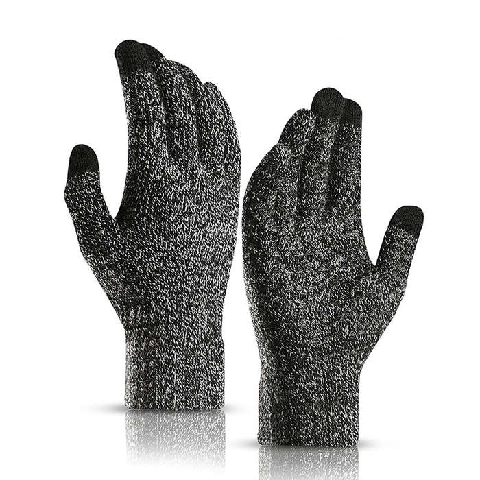 1 Pair Navy Blue Warm Gloves