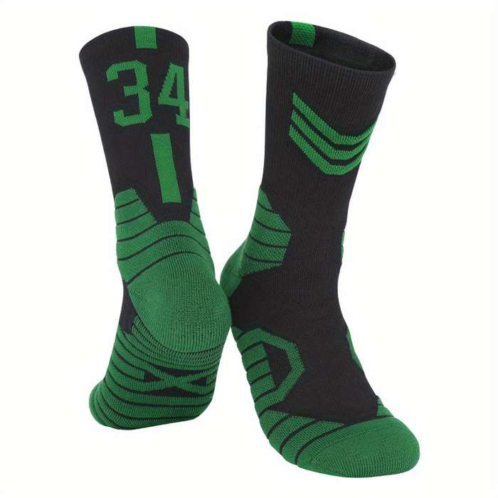 1 Pair White Purple 1 One Size Socks