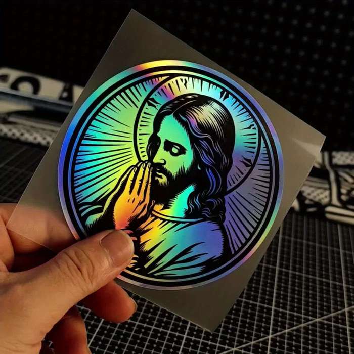 1pc Jesus Christian Themed Stickers