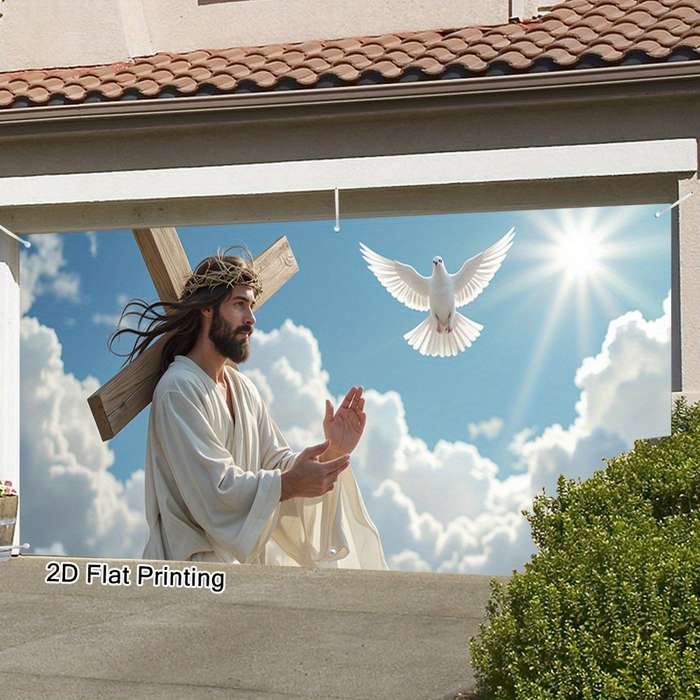 1pc 400x180cm  157x71inch Jesus Christian Themed Stickers