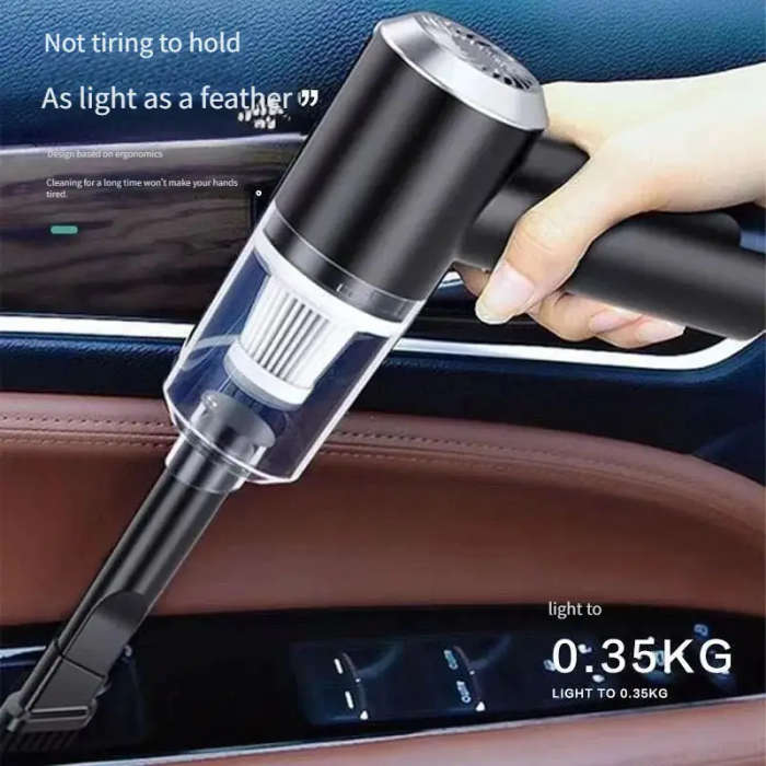 Portable Wireless Handheld Vacuum Cleaner with Tornado Cyclone Suction Technology, Lightweight and C