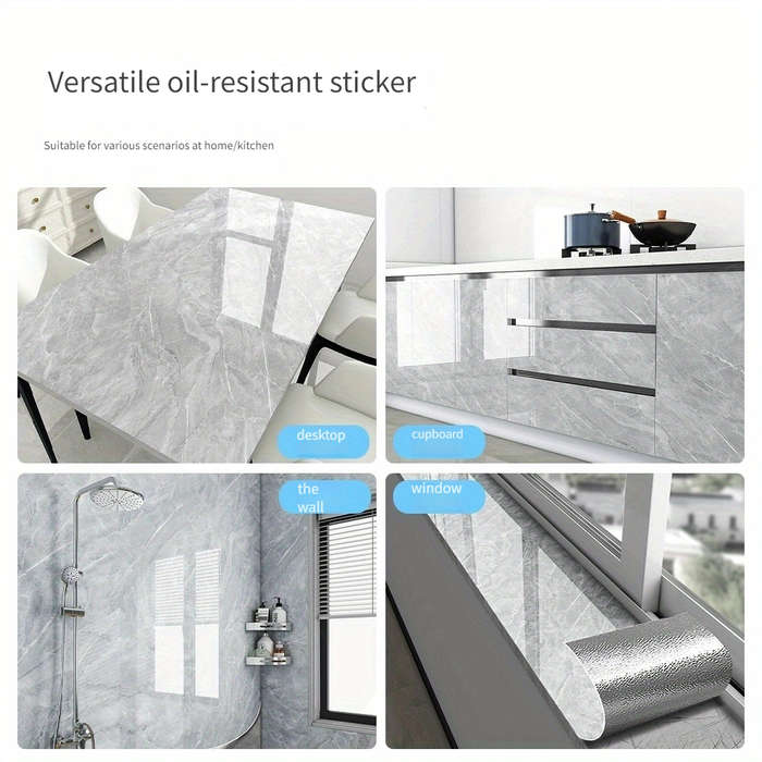 1PC Wall StickersDream Gray2 Meterss Long X 60 cm Wide