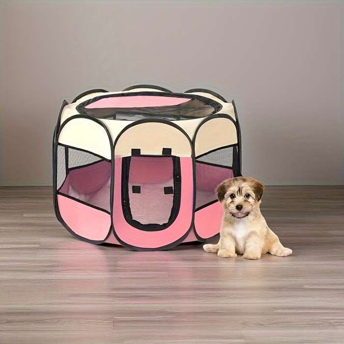 1pc Pink L (114*114*58) + Storage Bag Model XYS0612-12Pet Cage