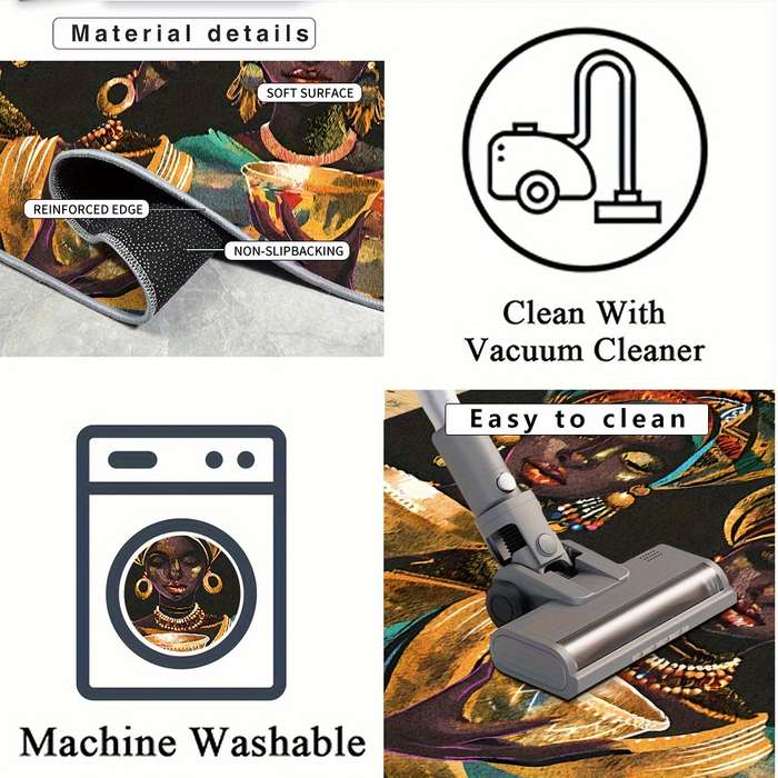 1Pc 15.75x23.62inch 40x60cm Floor Mat