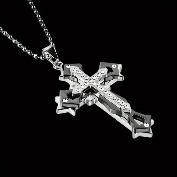 1 Piece Golden Jesus Theme Pendant