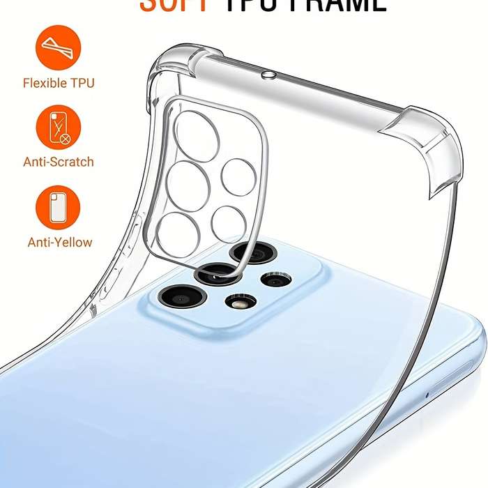 1pc Transparent For Samsung Galaxy A12 Phone Cases