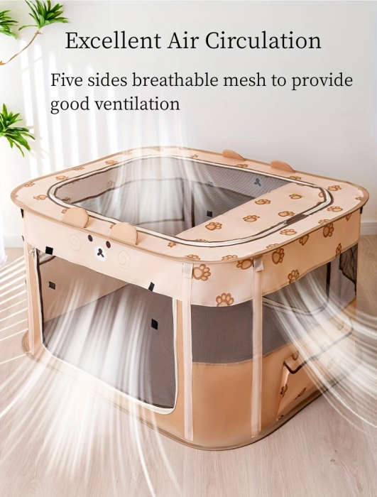 1pc Portable Polyester Modern Pet Tent