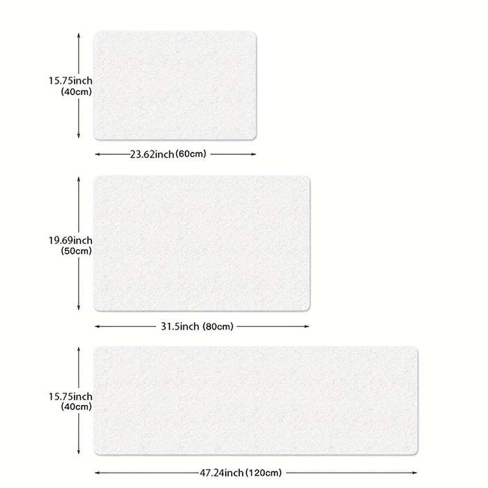 1Pc 50.01x80.01cm Floor Mat