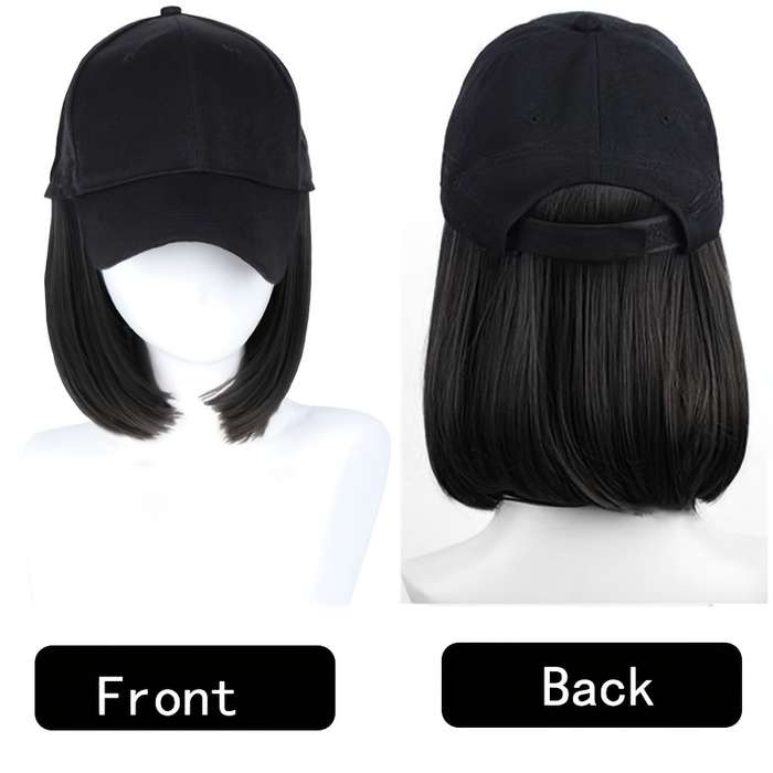 1Pc Black 20.32cm Fashion Design Wig