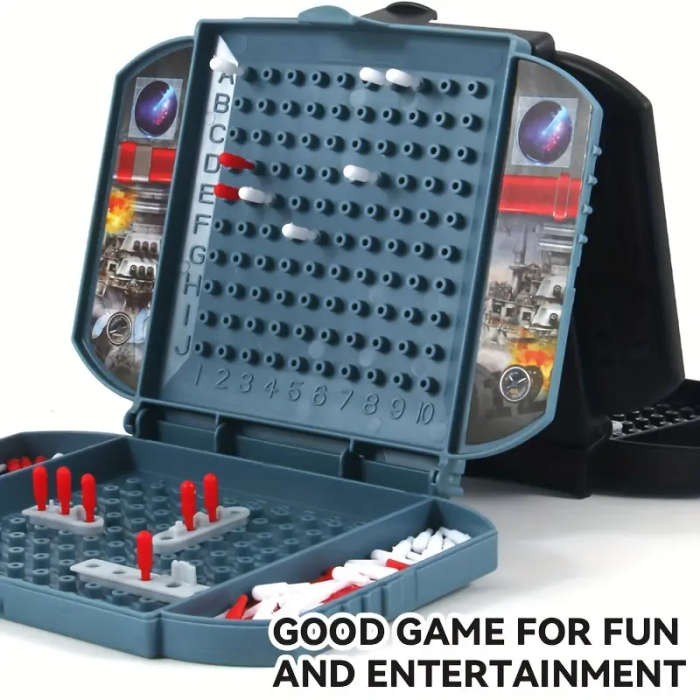 1pc Two-player Table Game interesting Black Warship Sea Ship Board Game Toys gaming gift